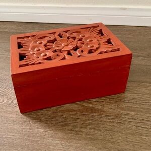 Artisans Hand Made Wooden Box India 4”/8.5”/5.5”